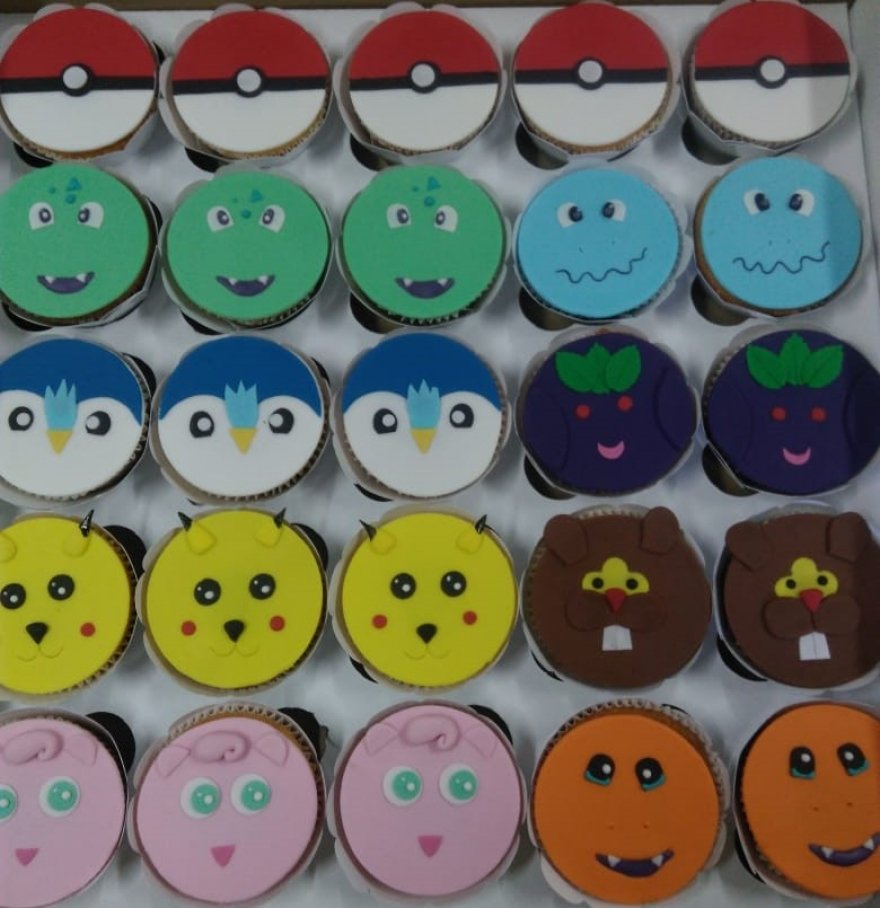 CUPCAKE PERSONALIZADO POKEMON